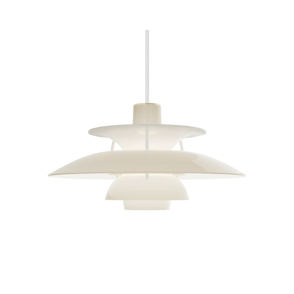 Louis Poulsen 5741948620 PH 5 Opal Pendant in Opal Beige