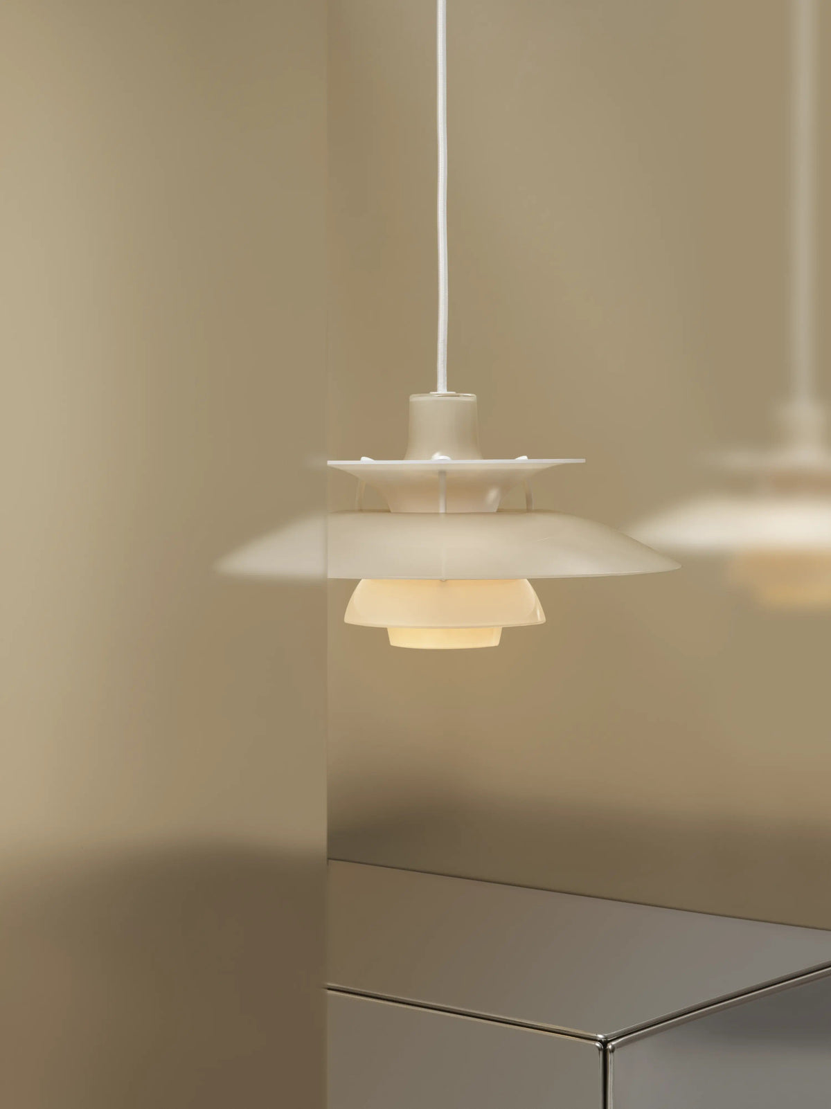 Louis Poulsen 5741948620 PH 5 Opal Pendant in Opal Beige