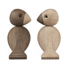 Kay Bojesen 39204 Lovebirds Wooden Figurine in Oak/Smoked Oak