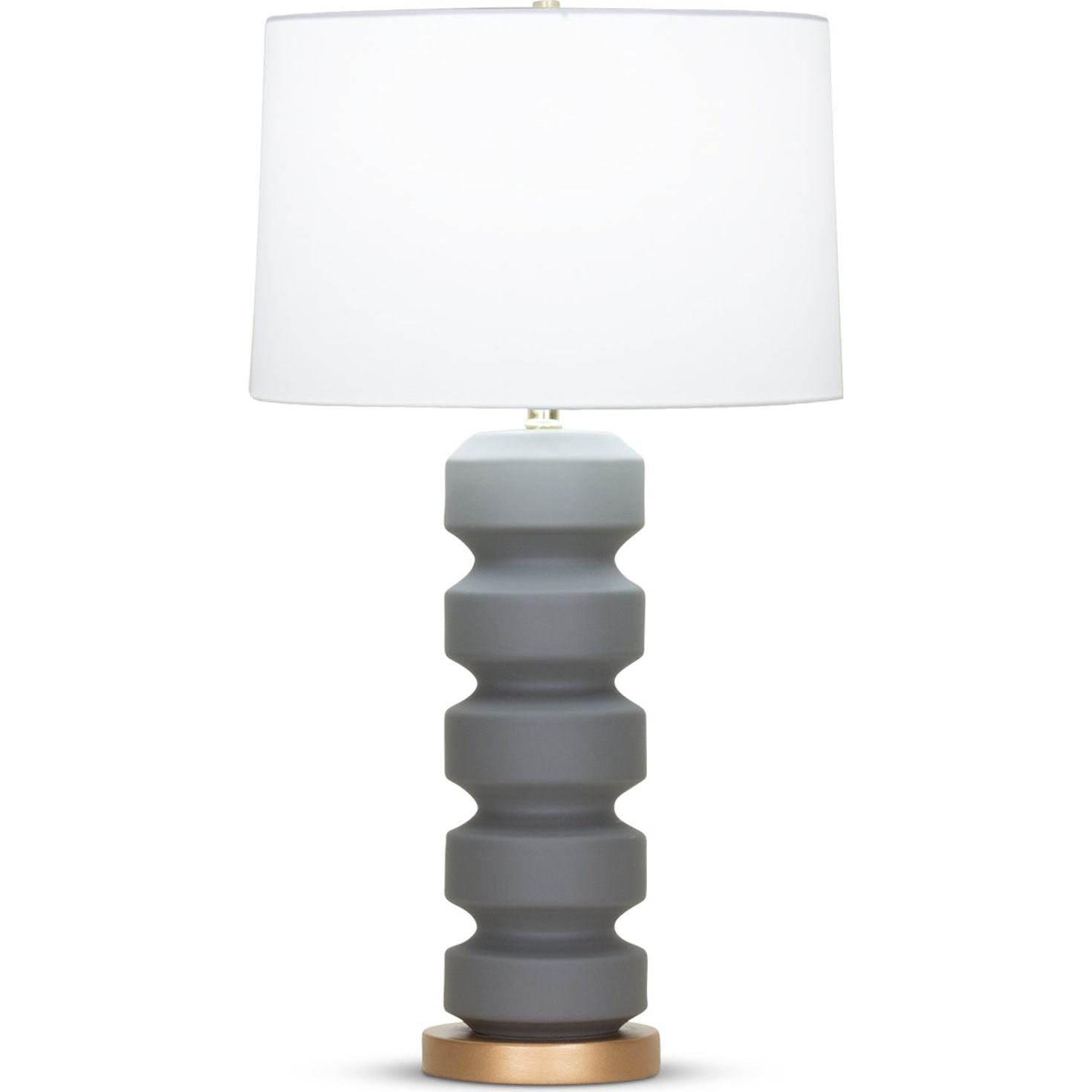 Flow Decor-4349-OWC-Table Lamps-Luca-Grey