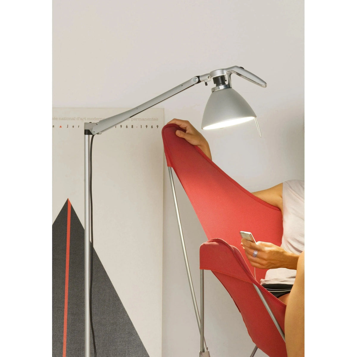 Luceplan - Fortebraccio Floor Lamp - 1D33NTGI0502 | 1D33N/010002 | Montreal Lighting & Hardware