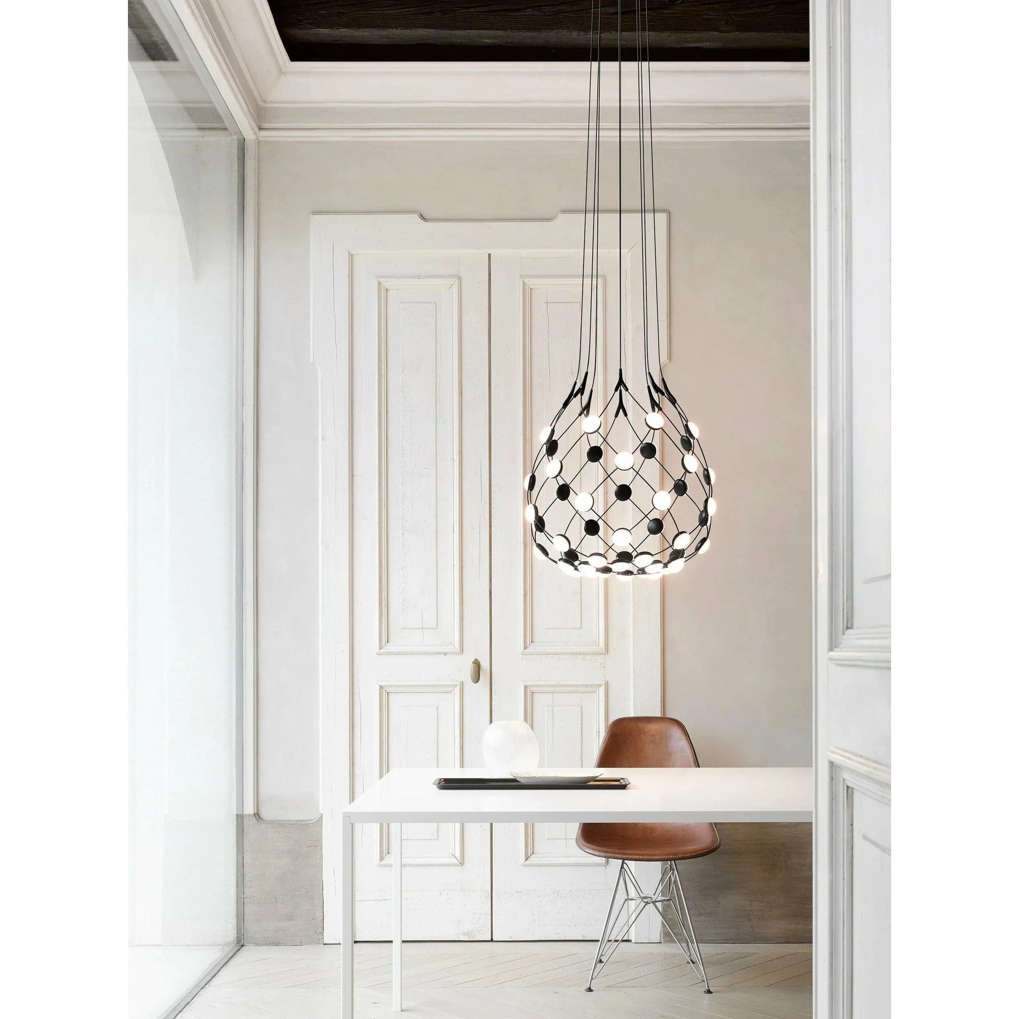 Luceplan - Mesh Suspension 55 - 1D860C551501 | Montreal Lighting & Hardware