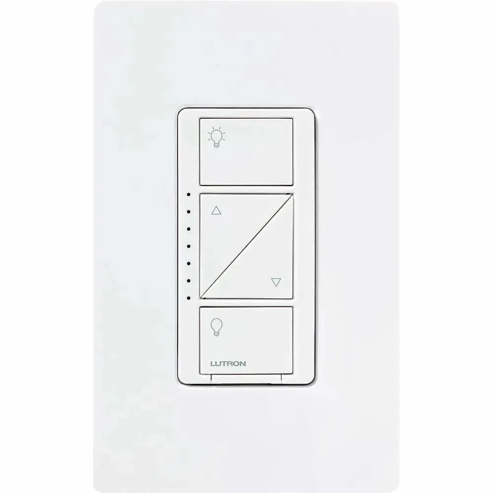 Lutron - Caseta Wireless 600W Wallbox RF Dimmer - PD-6WCL-WH-C | Montreal Lighting & Hardware