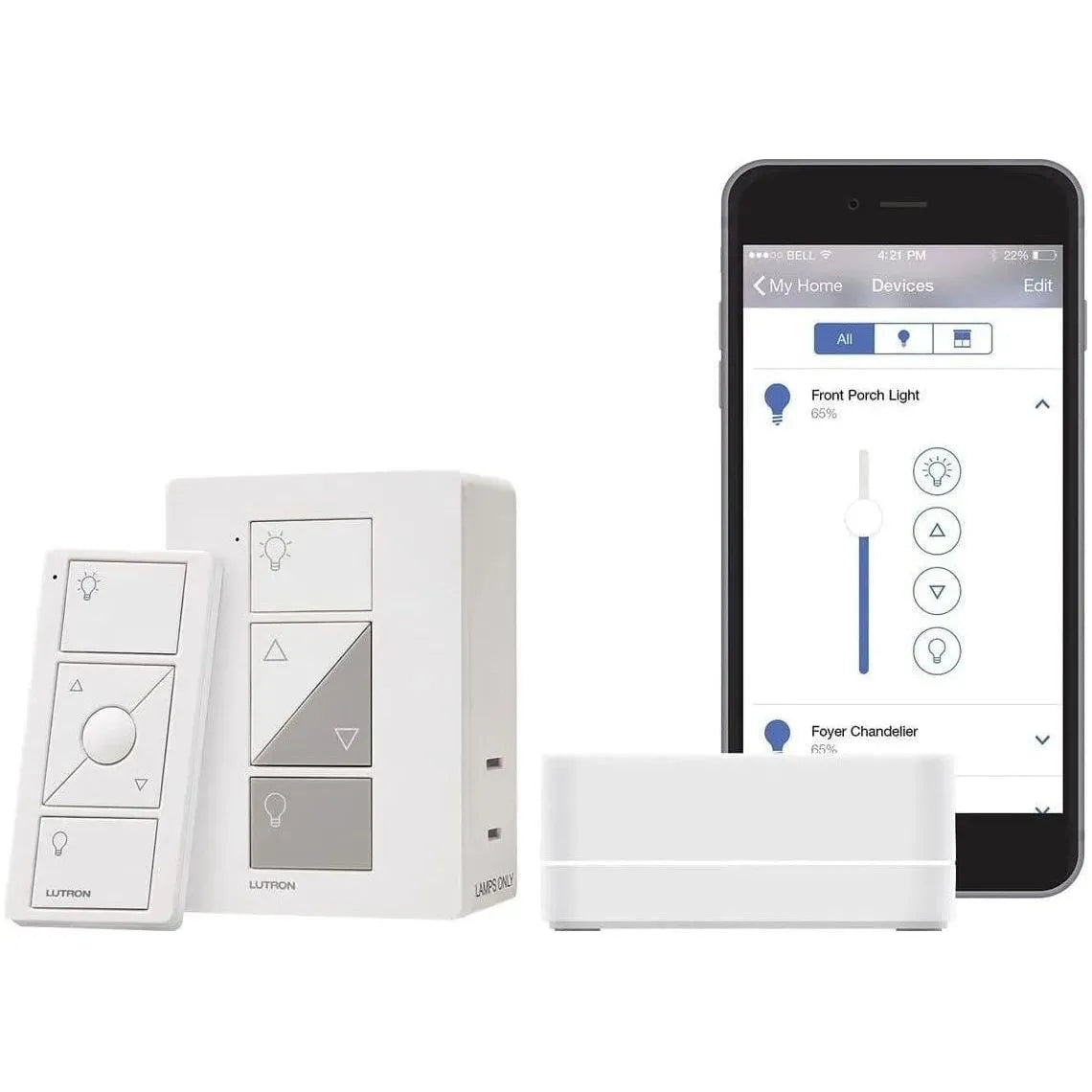 Lutron - Caseta Wireless Bridge Kit Smart Lamp Timer Kit - P-BDG-PKG1P-C | Montreal Lighting & Hardware