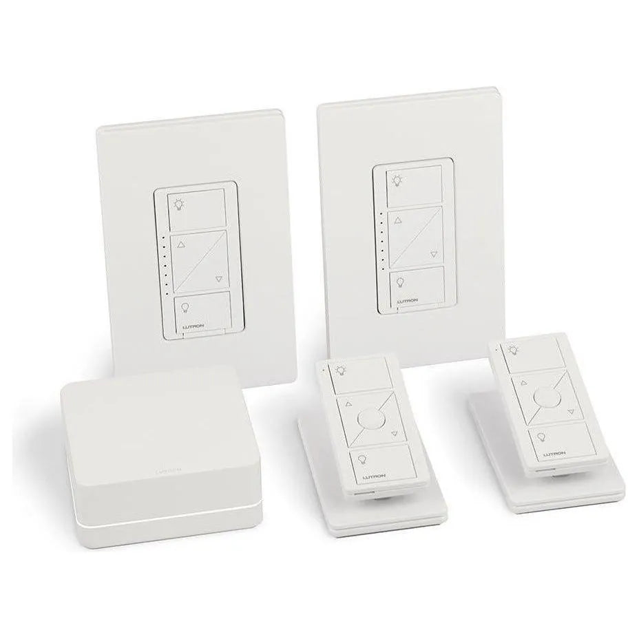 Lutron - Caseta Wireless Bridge Kit Wall Box Dimmer Package - P-BDG-PKG2W-C | Montreal Lighting & Hardware
