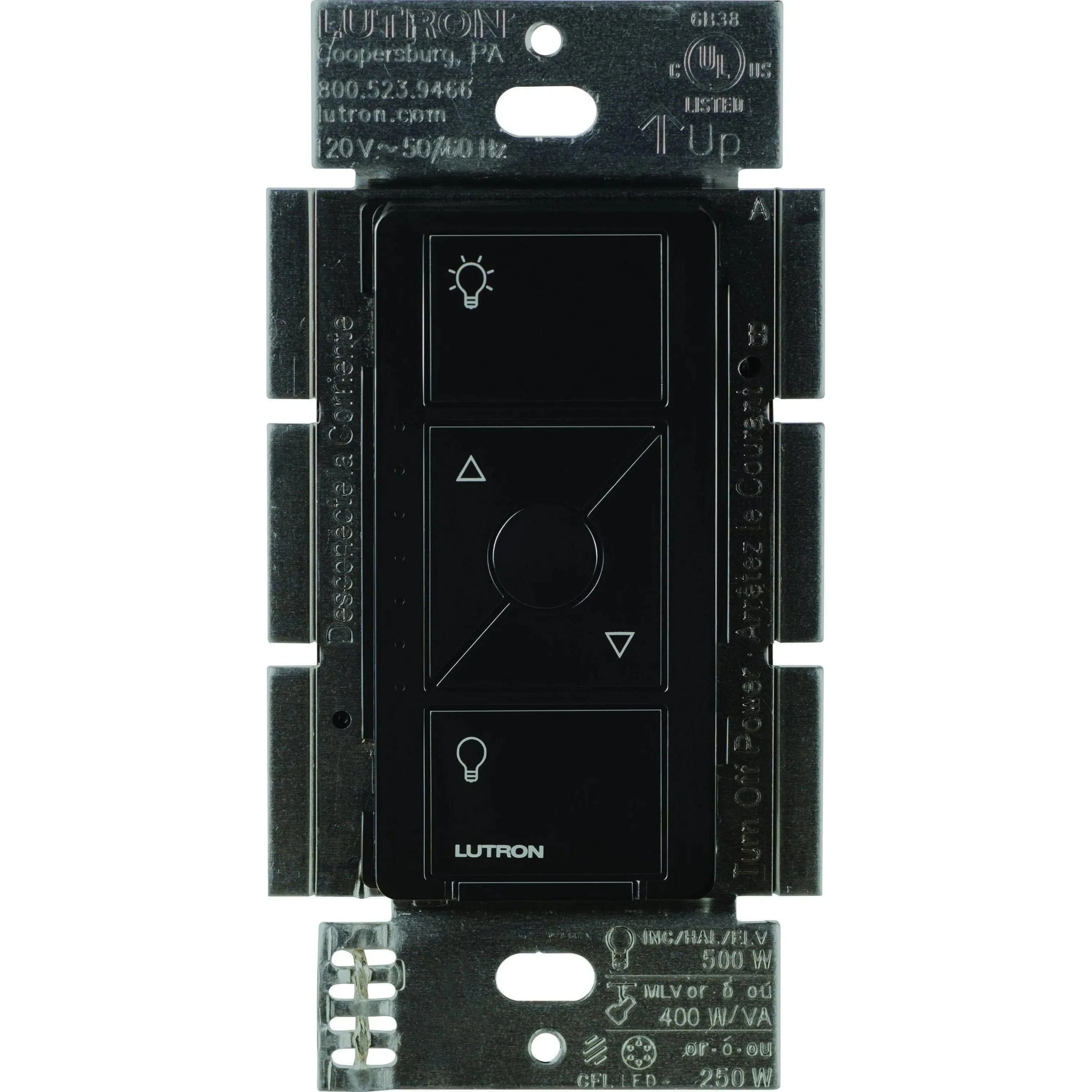 Lutron - Caseta Wireless PRO Phase Selectable Dimmer - PD-5NE-WH-C | Montreal Lighting & Hardware