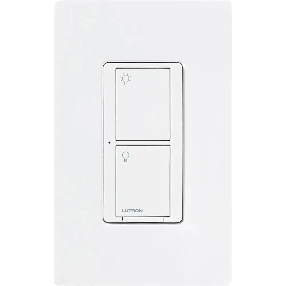 Lutron - Caseta Wireless RF Switch Dual Voltage, 5A Lighting Or 3A Fan - PD-5WS-DV-WH | Montreal Lighting & Hardware