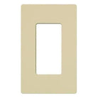 Lutron CW-1-IV Claro & Satin Colors Wallplate in Gloss Ivory