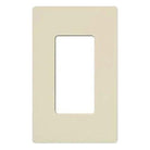 Lutron CW-1-LA Claro & Satin Colors Wallplate in Gloss Light Almond