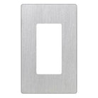Lutron CW-1-SS Claro & Satin Colors Wallplate in Gloss Stainless Steel