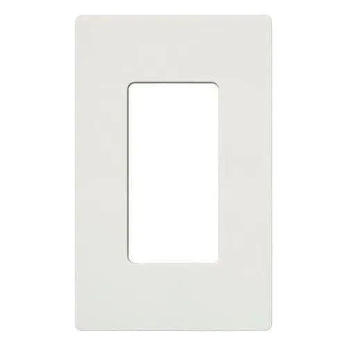Lutron CW-1-WH Claro & Satin Colors Wallplate in Gloss White