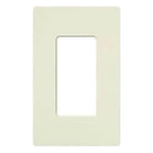 Lutron SC-1-BI Claro & Satin Colors Wallplate in Satin Biscuit