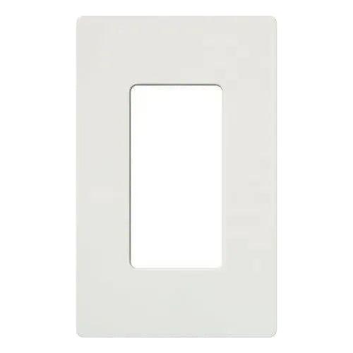 Lutron SC-1-SW Claro & Satin Colors Wallplate in Satin Snow