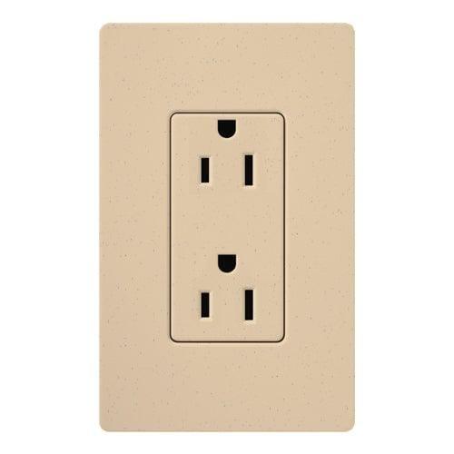Lutron - Claro & Satin Colors 15A Receptacle - SCR-15-DS | Montreal Lighting & Hardware