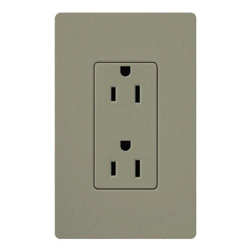 Lutron - Claro & Satin Colors 15A Receptacle - SCR-15-GB | Montreal Lighting & Hardware