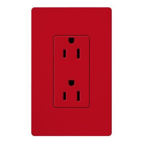 Lutron - Claro & Satin Colors 15A Receptacle - SCR-15-HT | Montreal Lighting & Hardware