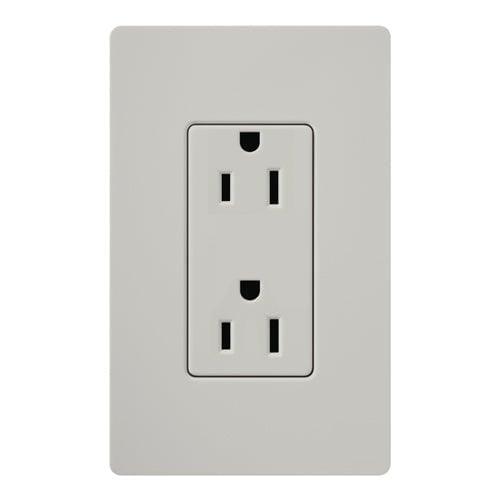 Lutron - Claro & Satin Colors 15A Receptacle - SCR-15-PD | Montreal Lighting & Hardware