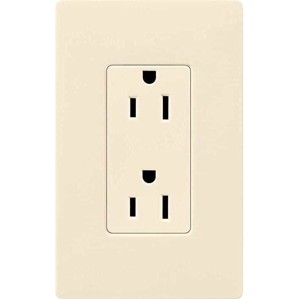 Lutron - Claro & Satin Colors 15A Tamper Resistant Receptacle - CARS-15-TR-AL | Montreal Lighting & Hardware