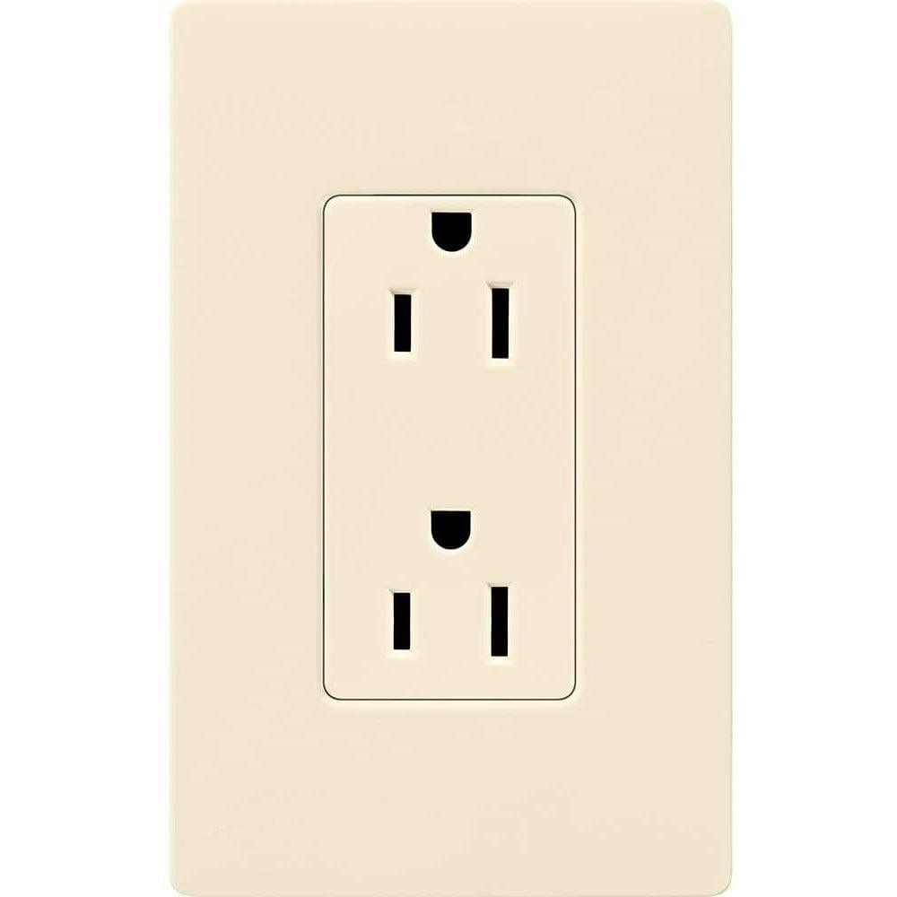 Lutron - Claro & Satin Colors 15A Tamper Resistant Receptacle - CARS-15-TR-AL | Montreal Lighting & Hardware