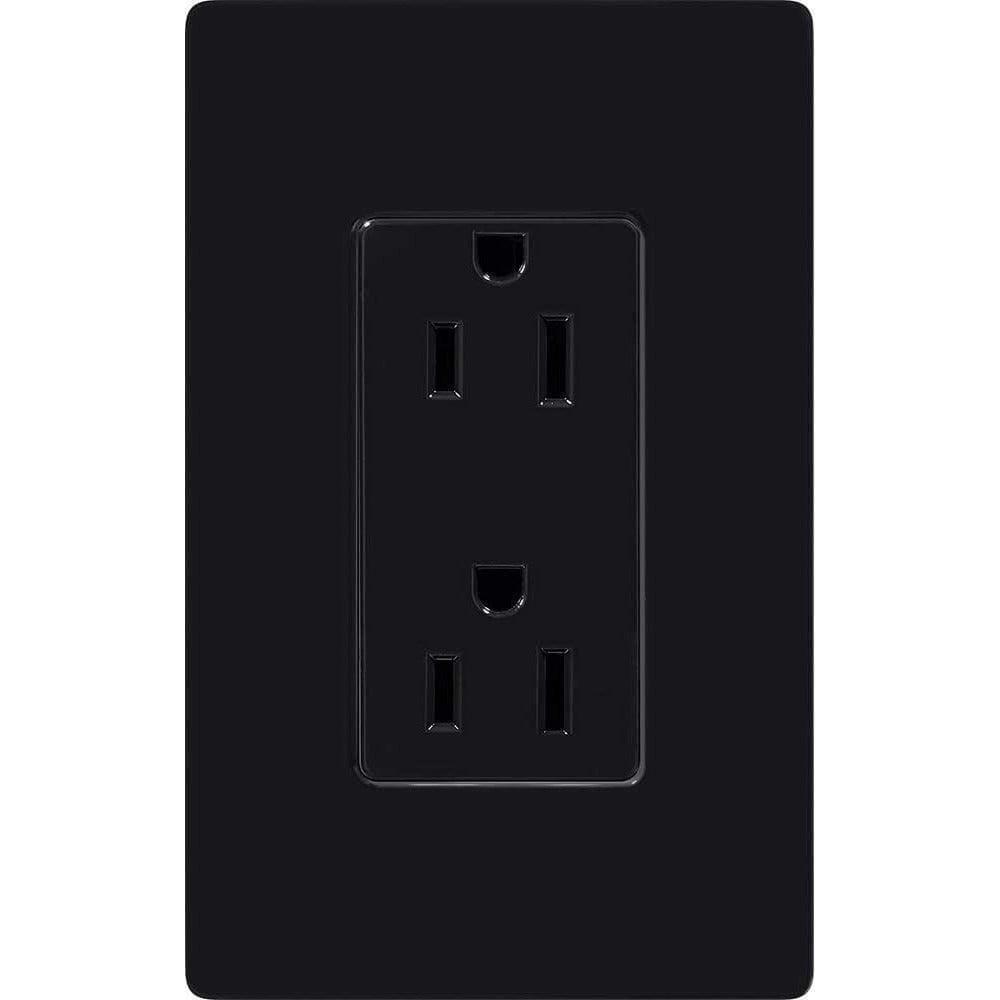 Lutron - Claro & Satin Colors 15A Tamper Resistant Receptacle - CARS-15-TR-BL | Montreal Lighting & Hardware