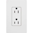 Lutron - Claro & Satin Colors 15A Tamper Resistant Receptacle - CARS-15-TR-WH | Montreal Lighting & Hardware