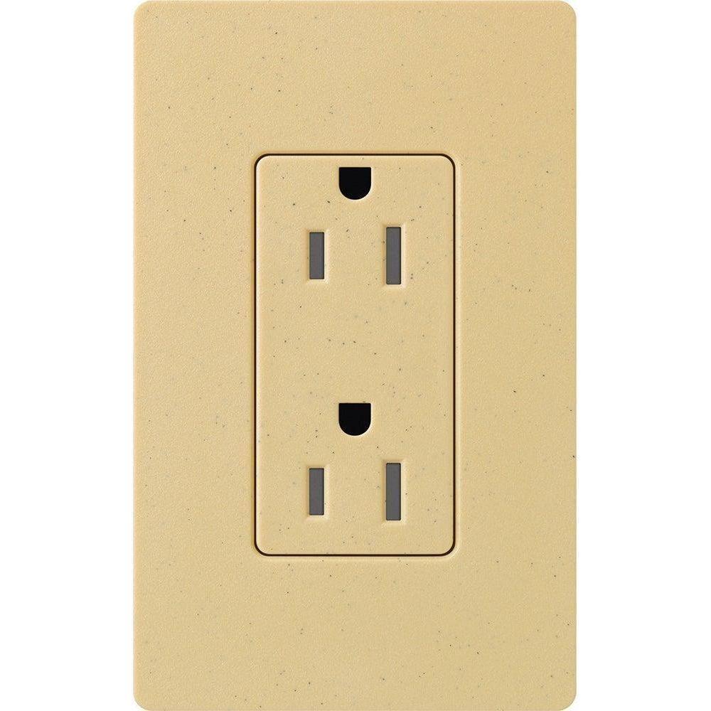 Lutron - Claro & Satin Colors 15A Tamper Resistant Receptacle - SCRS-15-TR-GS | Montreal Lighting & Hardware
