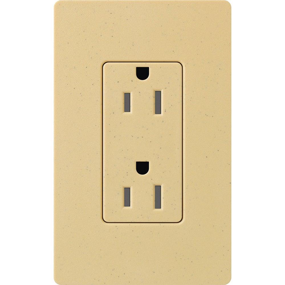 Lutron - Claro & Satin Colors 15A Tamper Resistant Receptacle - SCRS-15-TR-GS | Montreal Lighting & Hardware
