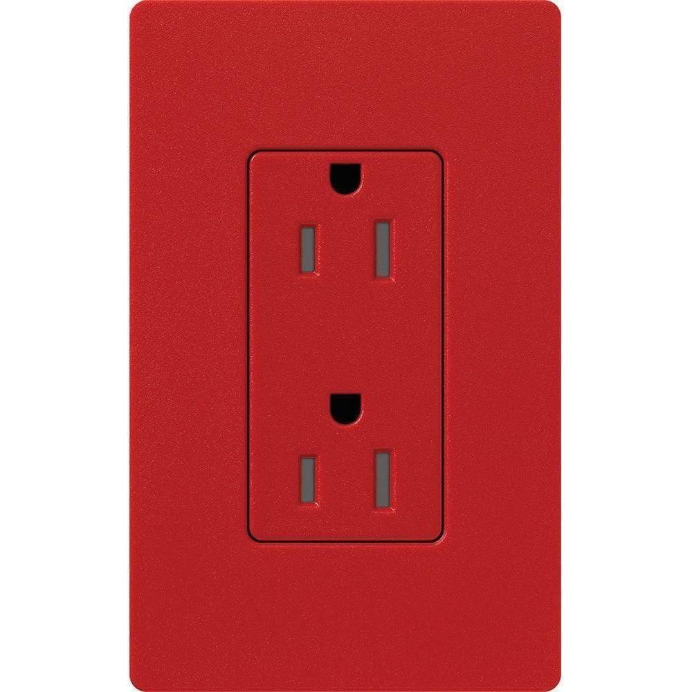 Lutron - Claro & Satin Colors 15A Tamper Resistant Receptacle - SCRS-15-TR-HT | Montreal Lighting & Hardware