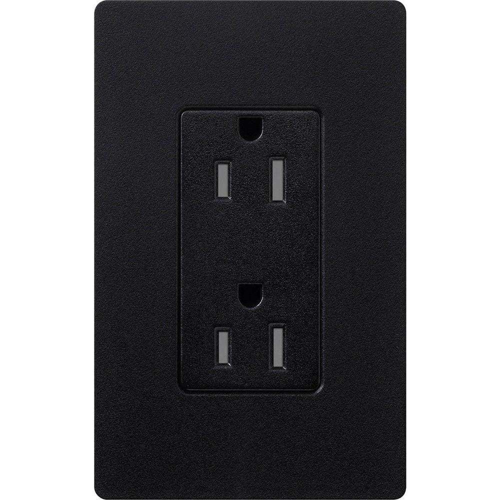 Lutron - Claro & Satin Colors 15A Tamper Resistant Receptacle - SCRS-15-TR-MN | Montreal Lighting & Hardware