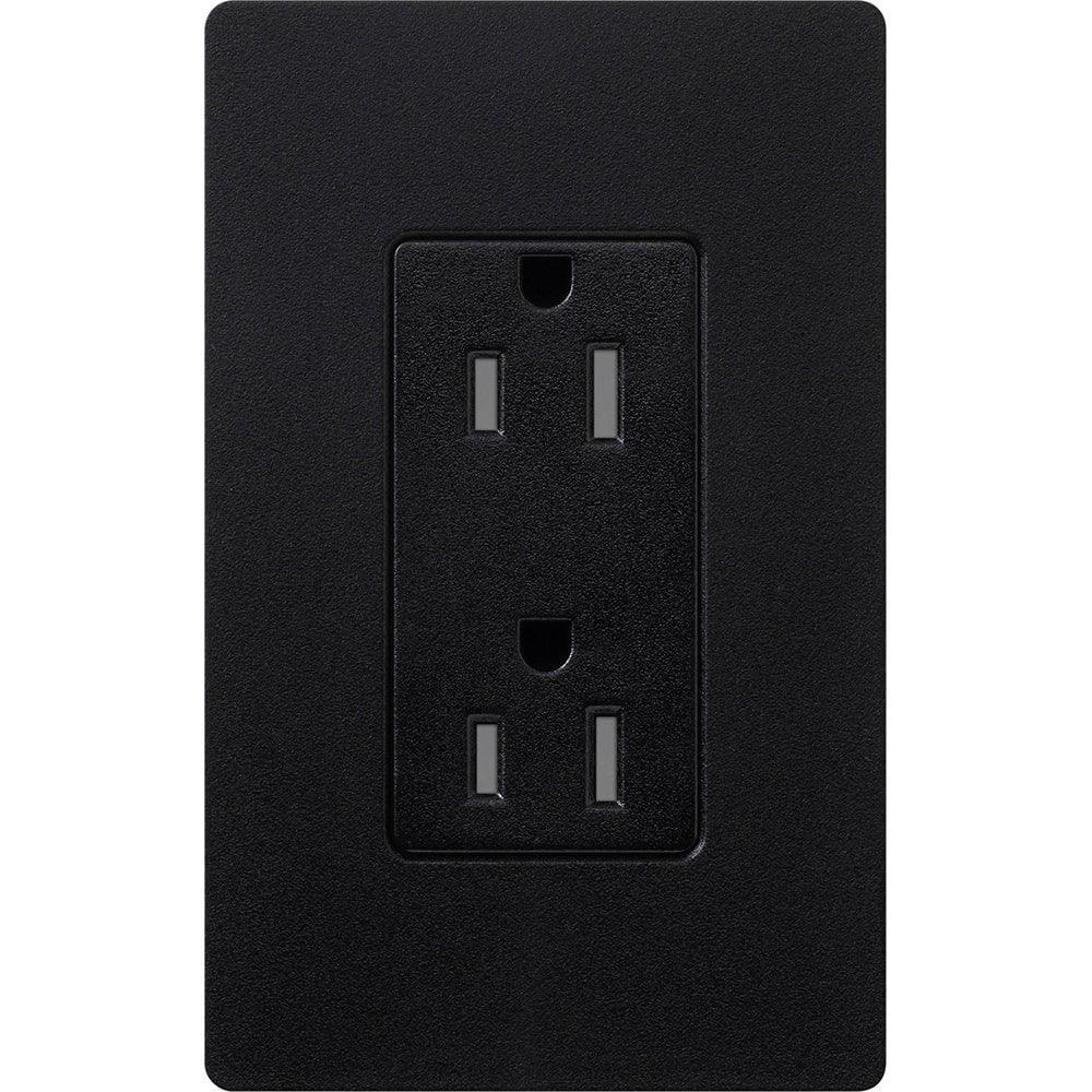 Lutron - Claro & Satin Colors 15A Tamper Resistant Receptacle - SCRS-15-TR-MN | Montreal Lighting & Hardware