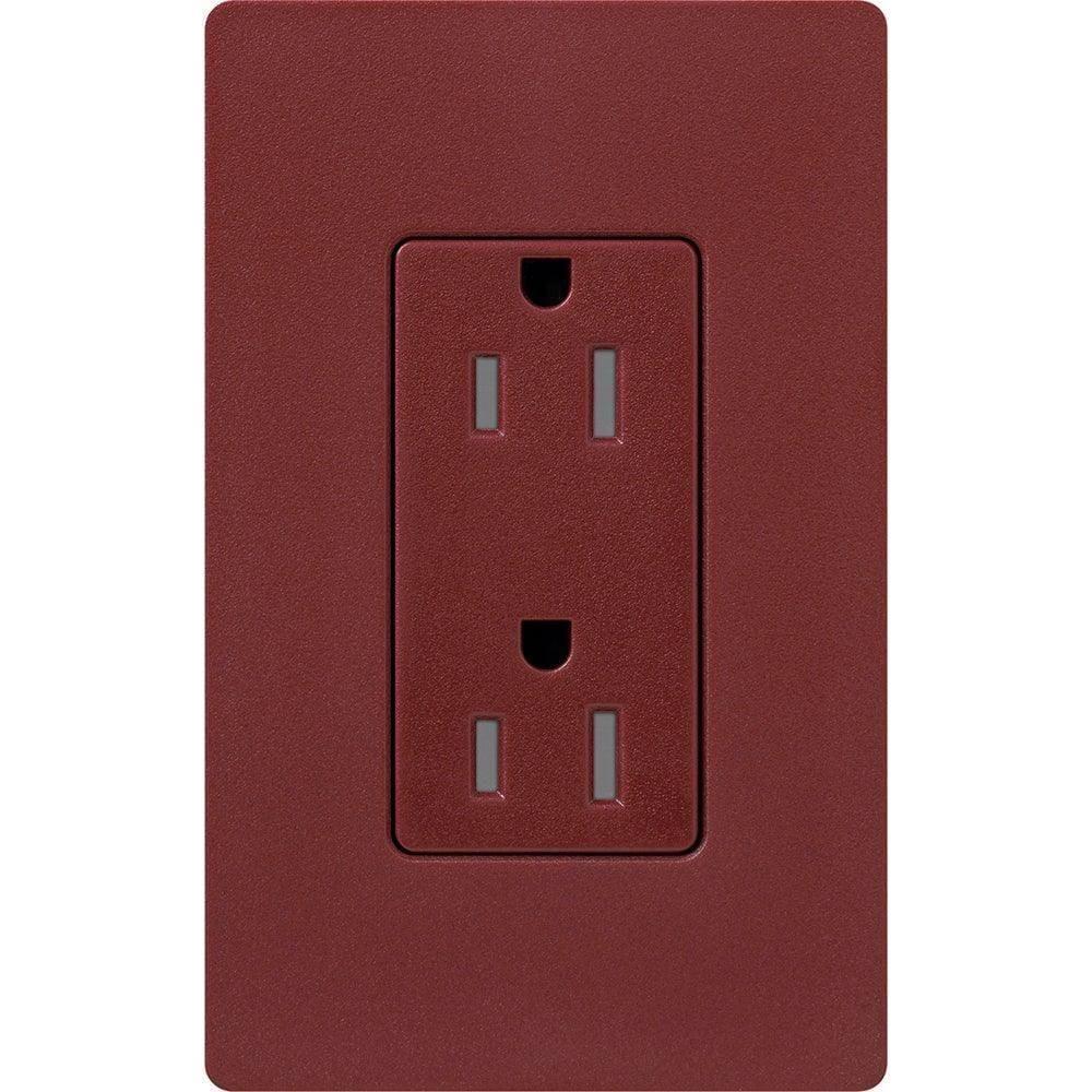 Lutron - Claro & Satin Colors 15A Tamper Resistant Receptacle - SCRS-15-TR-MR | Montreal Lighting & Hardware
