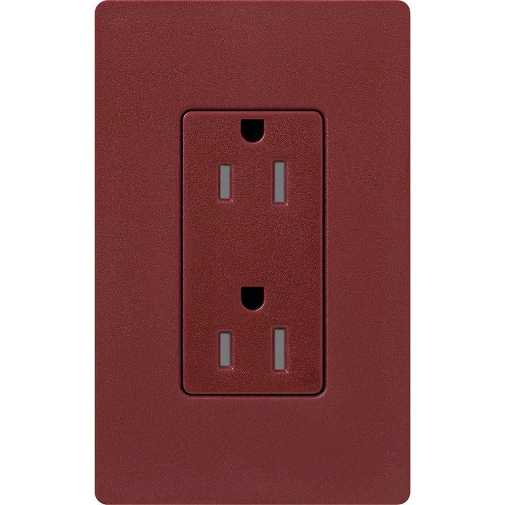 Lutron - Claro & Satin Colors 15A Tamper Resistant Receptacle - SCRS-15-TR-MR | Montreal Lighting & Hardware