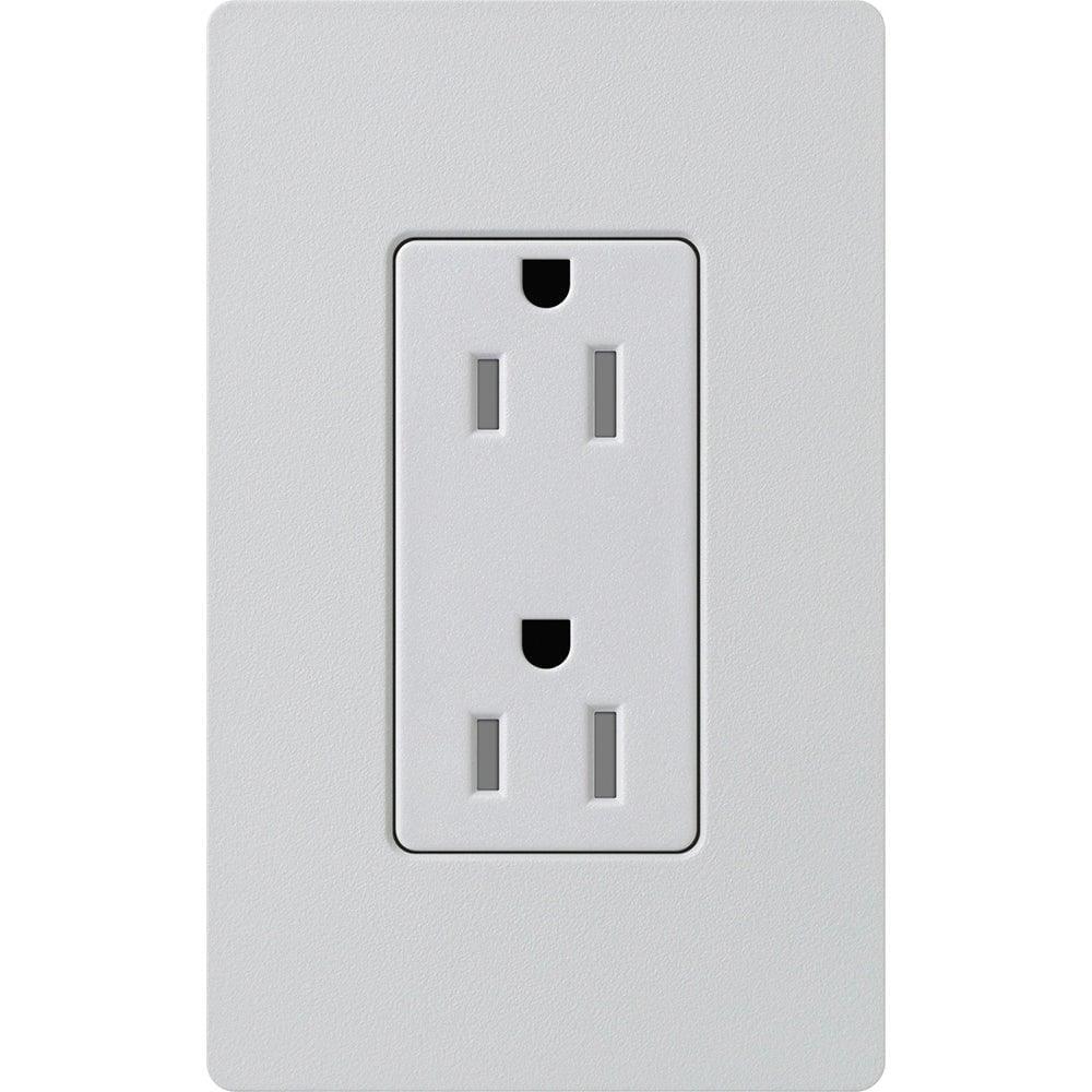 Lutron - Claro & Satin Colors 15A Tamper Resistant Receptacle - SCRS-15-TR-PD | Montreal Lighting & Hardware