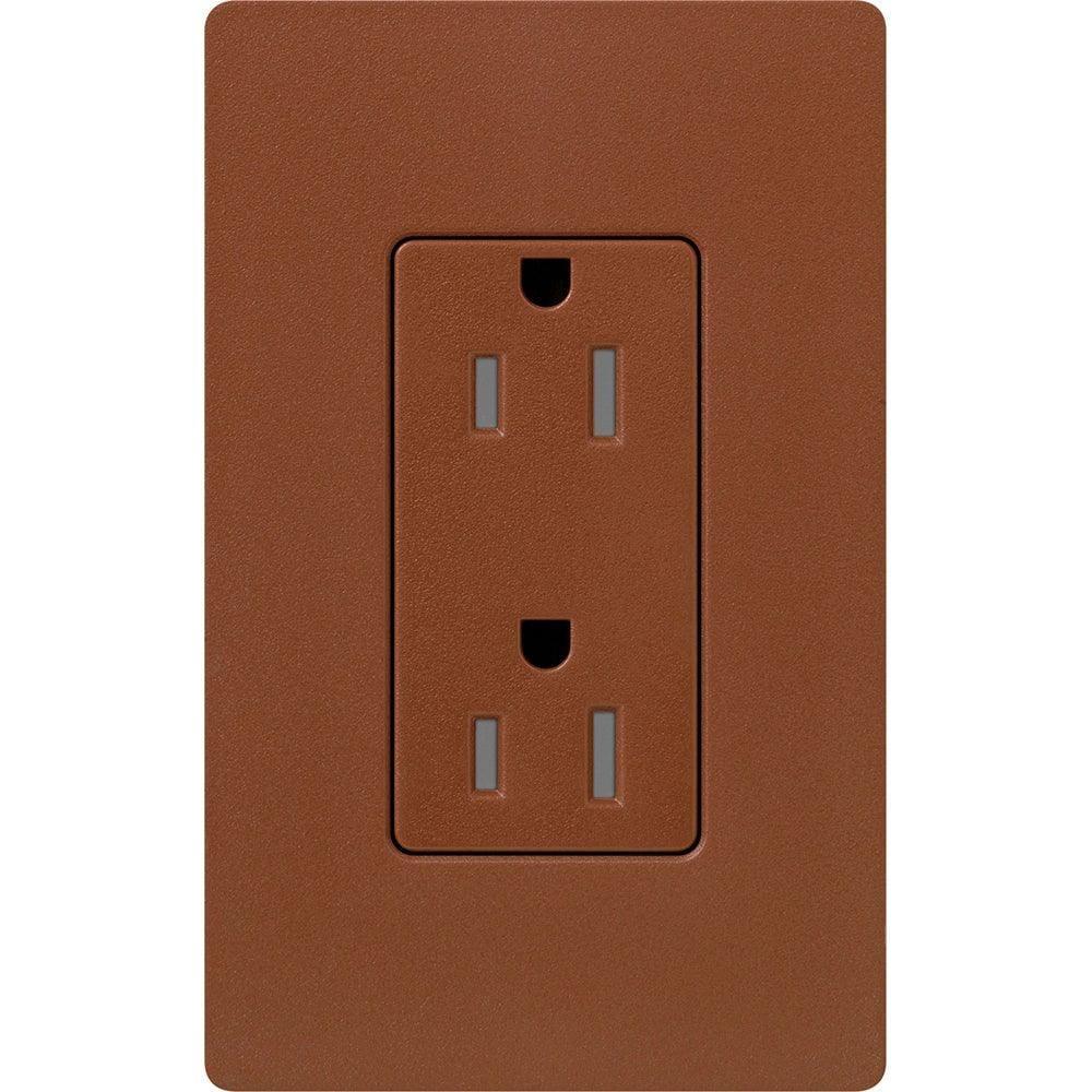 Lutron - Claro & Satin Colors 15A Tamper Resistant Receptacle - SCRS-15-TR-SI | Montreal Lighting & Hardware