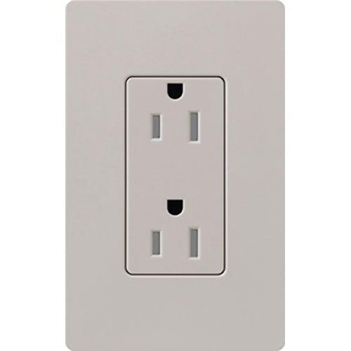 Lutron - Claro & Satin Colors 15A Tamper Resistant Receptacle - SCRS-15-TR-TP | Montreal Lighting & Hardware
