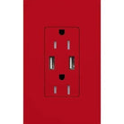 Lutron - Claro & Satin Colors 15A USB Tamper Resistance Receptacle - SCR-15-UBTR-HT | Montreal Lighting & Hardware