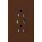 Lutron - Claro & Satin Colors 15A USB Tamper Resistance Receptacle - SCR-15-UBTR-SI | Montreal Lighting & Hardware