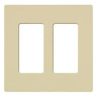 Lutron - Claro & Satin Colors 2-Gang Wallplate - CW-2-IV | Montreal Lighting & Hardware