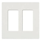 Lutron - Claro & Satin Colors 2-Gang Wallplate - CW-2-WH | Montreal Lighting & Hardware