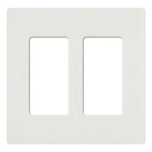 Lutron - Claro & Satin Colors 2-Gang Wallplate - CW-2-WH | Montreal Lighting & Hardware