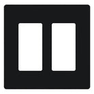Lutron - Claro & Satin Colors 2-Gang Wallplate - SC-2-MN | Montreal Lighting & Hardware