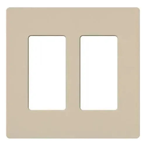 Lutron SC-2-TP Claro & Satin Colors Wallplate in Satin Taupe