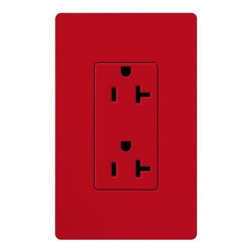 Lutron - Claro & Satin Colors 20A Receptacle - SCR-20-HT | Montreal Lighting & Hardware