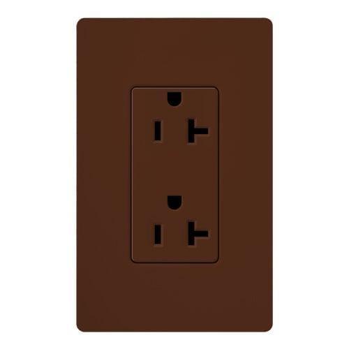 Lutron - Claro & Satin Colors 20A Receptacle - SCR-20-SI | Montreal Lighting & Hardware