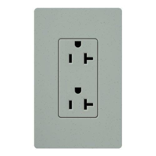 Lutron - Claro & Satin Colors 20A Tamper Resistant Receptacle - SCRS-20-TR-BG | Montreal Lighting & Hardware
