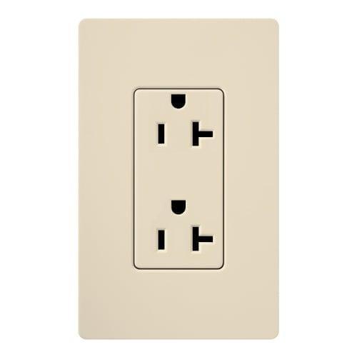 Lutron - Claro & Satin Colors 20A Tamper Resistant Receptacle - SCRS-20-TR-ES | Montreal Lighting & Hardware