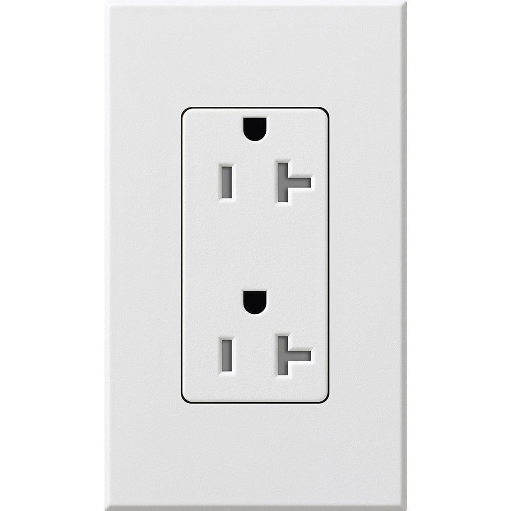Lutron - Claro & Satin Colors 20A Tamper Resistant Receptacle - SCRS-20-TR-SW | Montreal Lighting & Hardware
