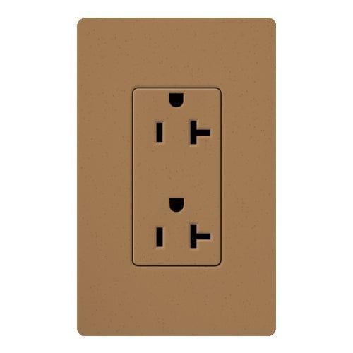 Lutron - Claro & Satin Colors 20A Tamper Resistant Receptacle - SCRS-20-TR-TC | Montreal Lighting & Hardware