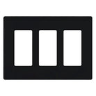 Lutron - Claro & Satin Colors 3-Gang Wallplate - CW-3-BL | Montreal Lighting & Hardware