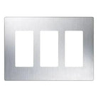 Lutron CW-3-SS Claro & Satin Colors Wallplate in Gloss Stainless Steel